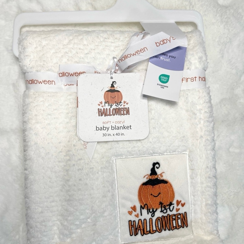 *NEW* My 1st Halloween Baby Blanket - Picture 1 of 6